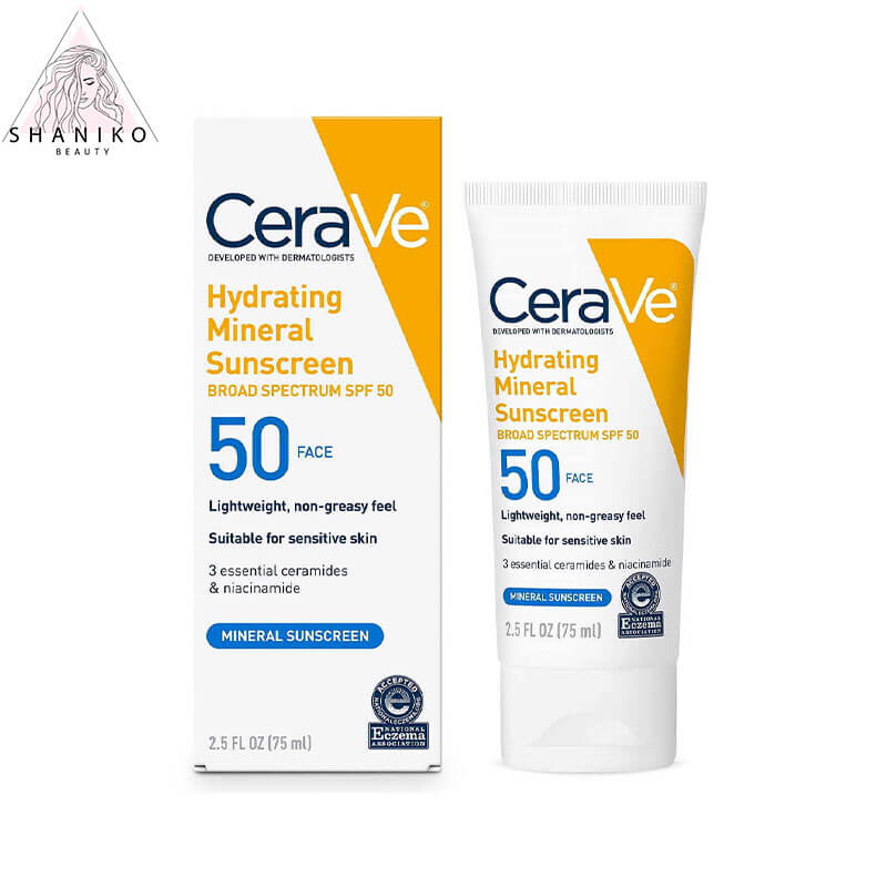 ضد آفتاب سراوی مدل مینرال CeraVe Hydrating Mineral Sunscreen