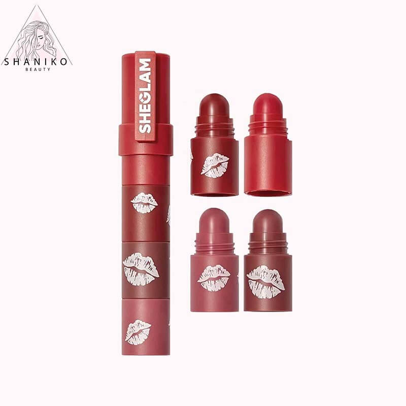 رژلب 4 تایی شیگلم مدل MEGA LIP STACKS