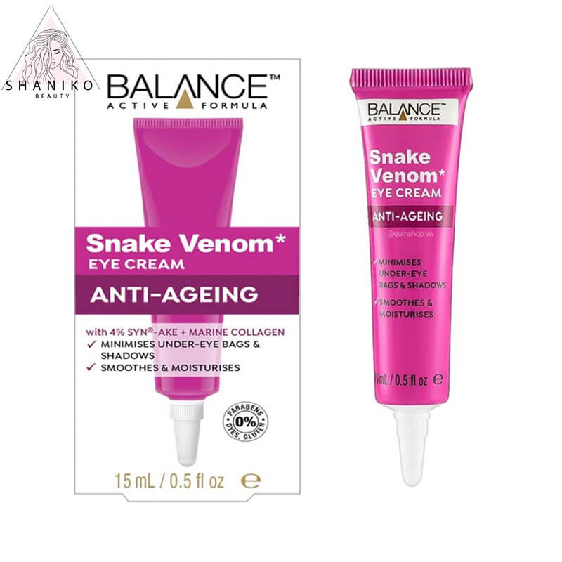 کرم دور چشم سم مار بالانس Balance Snake Venom Anti Ageing Eye