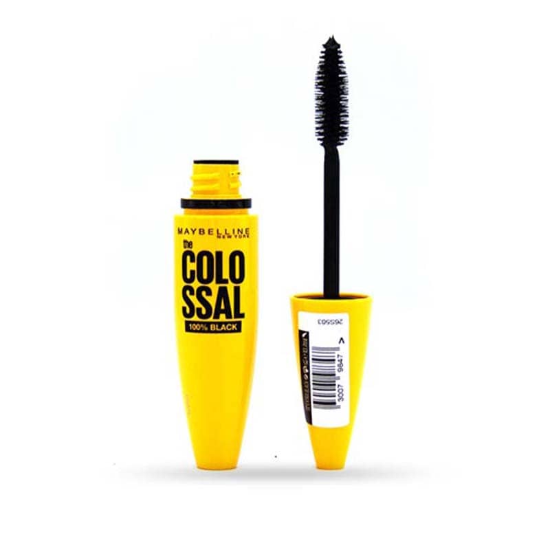 ریمل حجم دهنده ضد آب زرد میبلین Maybelline Colossal Mascara